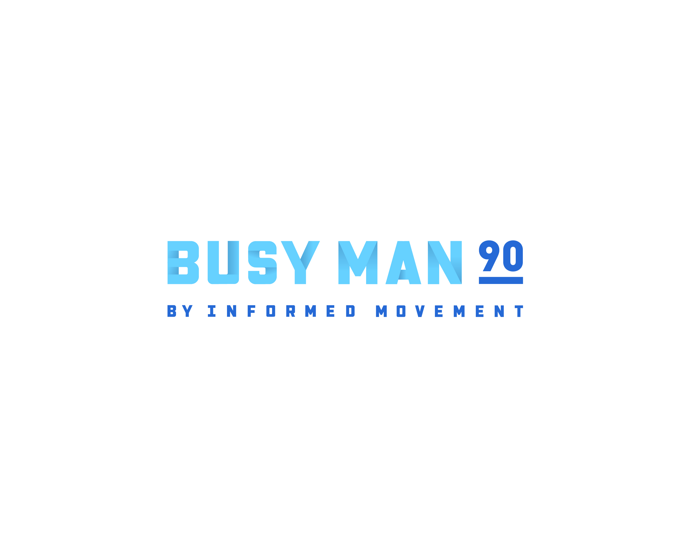 Busy man 90 main logo